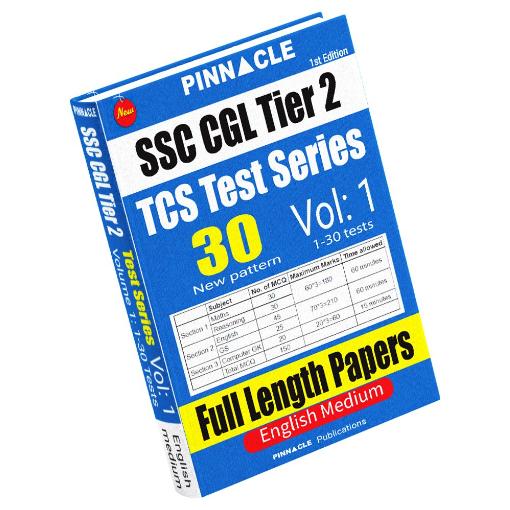  ssc cgl tier 2 TCS test series 30 full-length papers vol 1 with detailed explanation english medium
